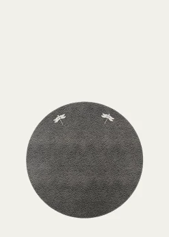 Nomi KDragonfly Pebbled Vegan Leather Placemat, 15