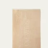Off-WhitePeach Bookish Shower Towel