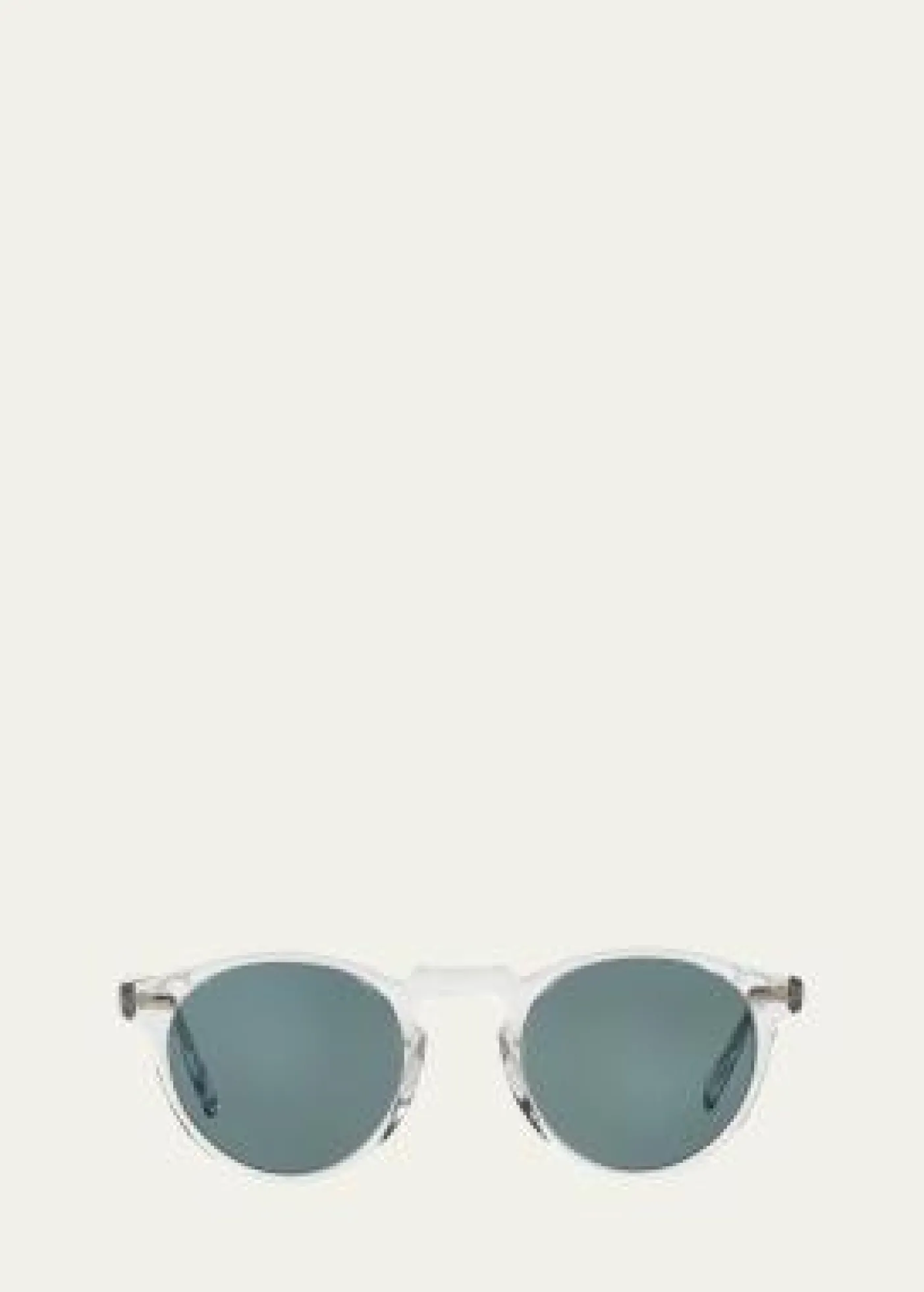 Oliver PeoplesGregory Peck Round Acetate Sunglasses