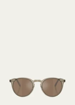 Oliver PeoplesO'Malley Acetate Round Sunglasses