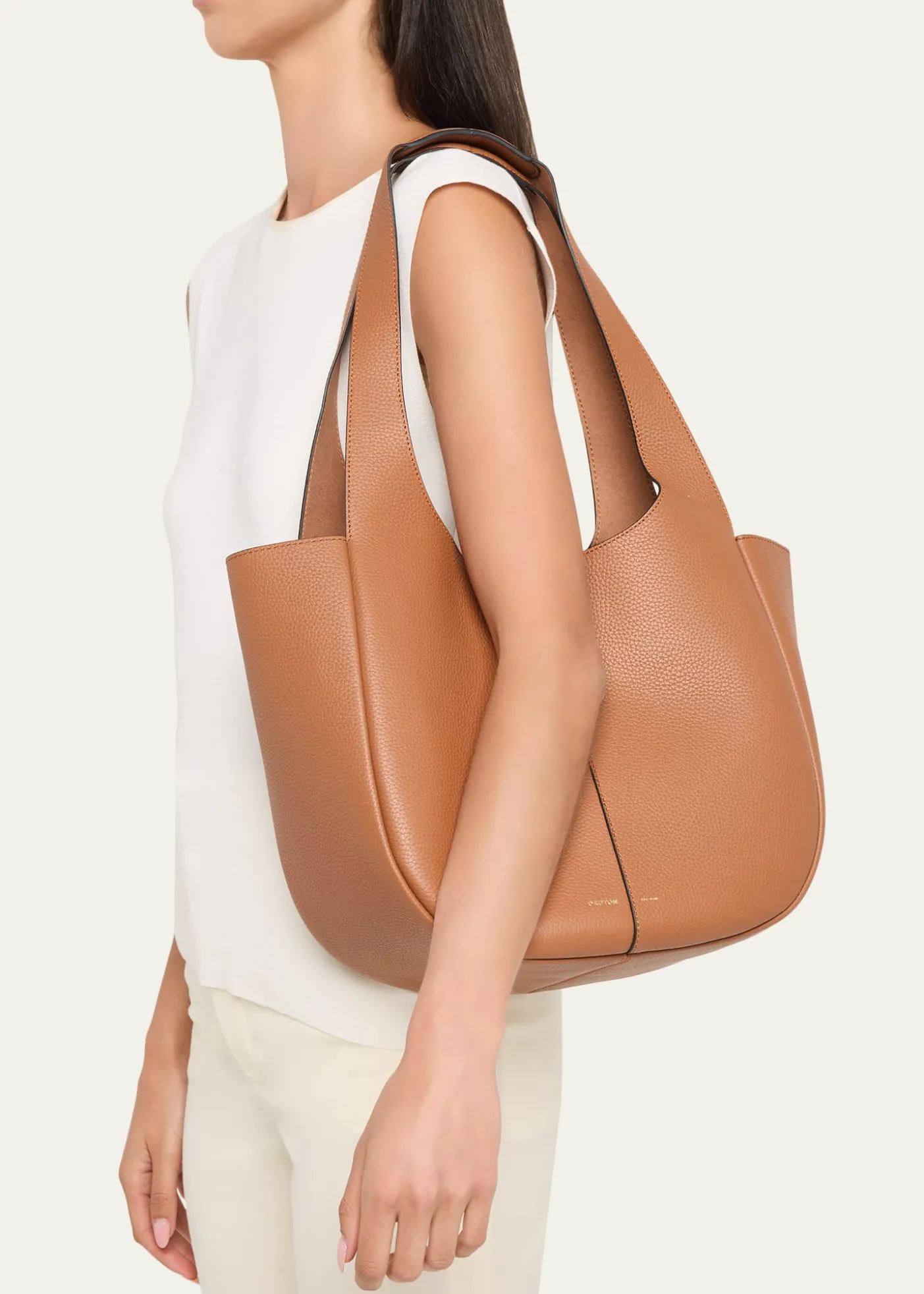 OrotonEmilia Pebbled Leather Tote Bag