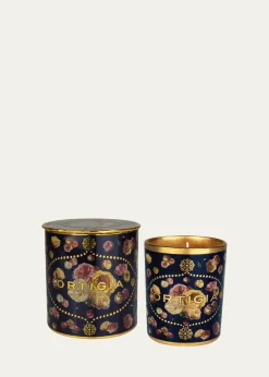 OrtigiaRose Antiche Decorated Candle, 5.3 oz.