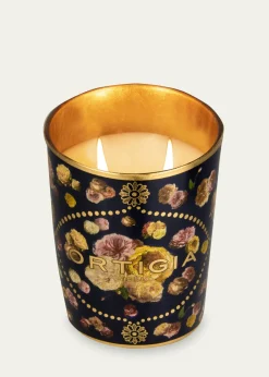 OrtigiaRose Antiche Decorated Candle, 13.4 oz.