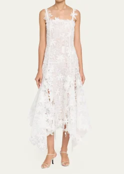 Oscar de la RentaDominican Landscape Guipure Dress