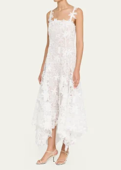 Oscar de la RentaDominican Landscape Guipure Dress