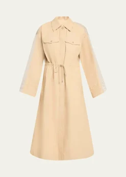 3.1 Phillip LimCombo Blouson Trench Coat