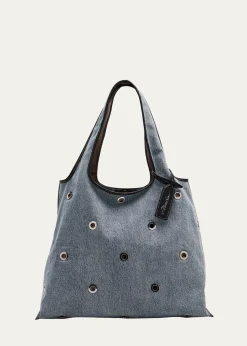 3.1 Phillip LimCotton Denim Market Tote Bag
