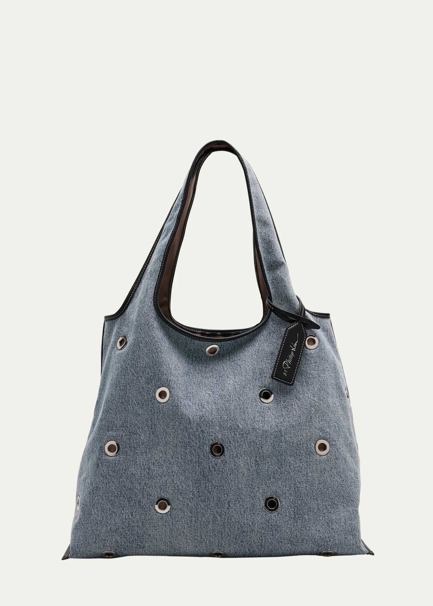 3.1 Phillip LimCotton Denim Market Tote Bag