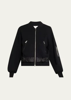 3.1 Phillip LimDouble-Layer Bomber Jacket