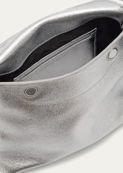 3.1 Phillip LimID Petite Soft Metallic Leather Shoulder Bag