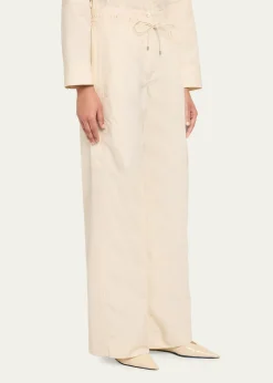 3.1 Phillip LimPoplin Double-Waistband Pants