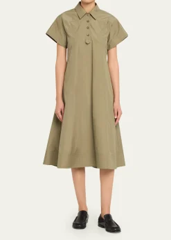 3.1 Phillip LimPoplin Trapeze Midi Dress