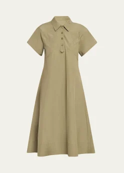 3.1 Phillip LimPoplin Trapeze Midi Dress