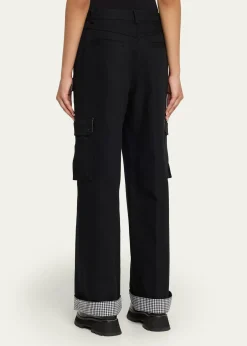 3.1 Phillip LimUtility Cargo Pants with Contrast Cuffs