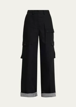 3.1 Phillip LimUtility Cargo Pants with Contrast Cuffs