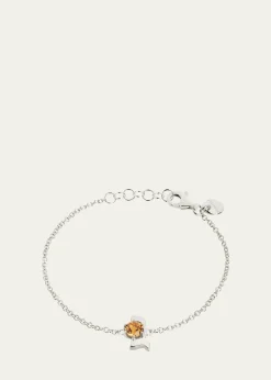 Procaccia Jewelry18K Gold Hebrew GIMEL Initial Bracelet