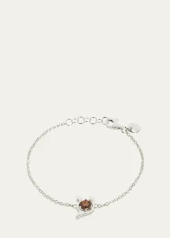 Procaccia Jewelry18K Gold Hebrew AYN Initial Bracelet
