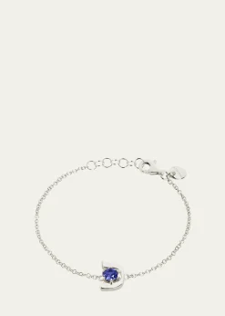 Procaccia Jewelry18K Gold Hebrew KHAF Initial Bracelet