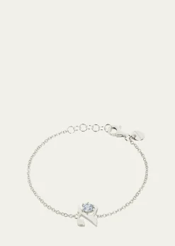 Procaccia Jewelry18K Gold Hebrew ALEF Initial Bracelet