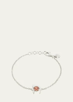 Procaccia Jewelry18K Gold Hebrew KHET Initial Bracelet