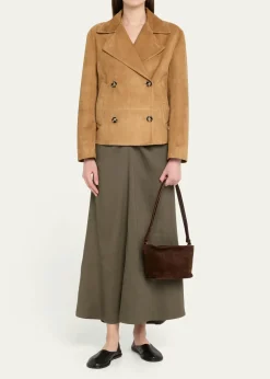 Proenza SchoulerBond Zip Suede Shoulder Bag