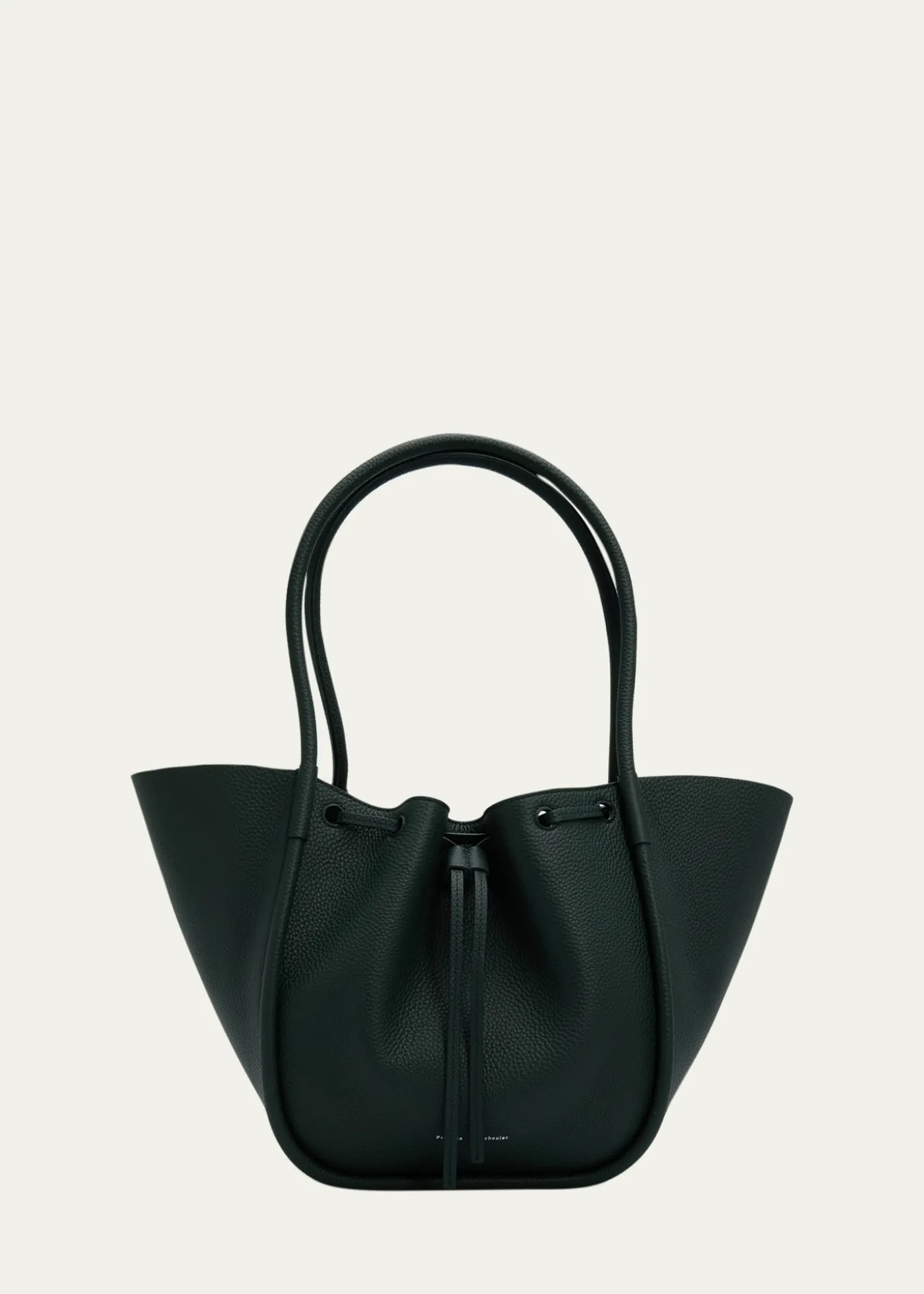 Proenza SchoulerLarge Ruched Pebbled Leather Tote Bag
