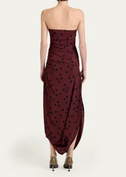 Proenza SchoulerNayara Printed Dot Stetch Viscose Dress