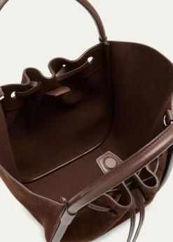 Proenza SchoulerSmall Ruched Suede Tote Bag