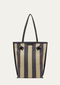 Proenza SchoulerStriped Canvas North-South Tote Bag