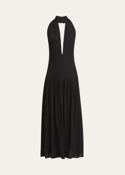 Proenza SchoulerTala Halter Viscose Georgette Dress