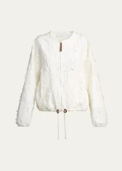 Proenza Schouler White LabelMadigan Cotton-Blend Jacquard Jacket