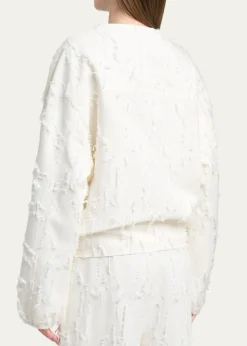 Proenza Schouler White LabelMadigan Cotton-Blend Jacquard Jacket