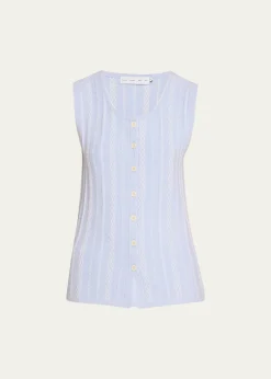 Proenza Schouler White LabelAlyna Textured Knit Vest