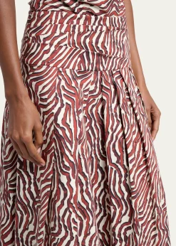 Proenza Schouler White LabelNessa Maxi Skirt in Poplin