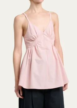 Proenza Schouler White LabelBarker Top In Seersucker