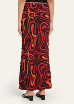 PucciMarmo Print Shibori Skirt