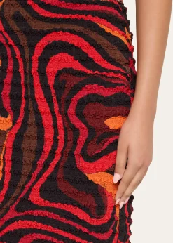 PucciMarmo Print Shibori Skirt