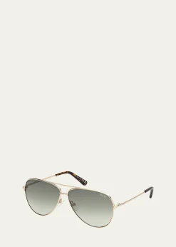 PucciMetal Aviator Sunglasses
