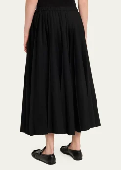 6397Pull-On Pleated Skirt