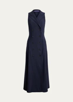 Ralph Lauren CollectionAlecia Cotton-Blend Day Dress