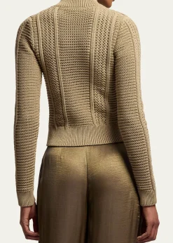 Ralph Lauren CollectionCotton Textured Cardigan Sweater