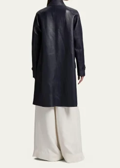 Ralph Lauren CollectionOttis Lambskin Balmacaan Coat