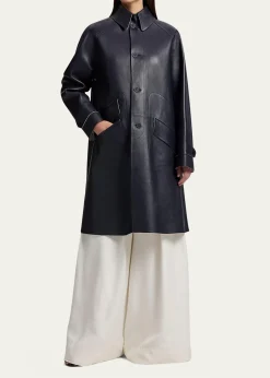 Ralph Lauren CollectionOttis Lambskin Balmacaan Coat