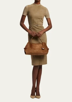 Ralph Lauren CollectionThe Ralph Calf-Suede Shoulder Bag