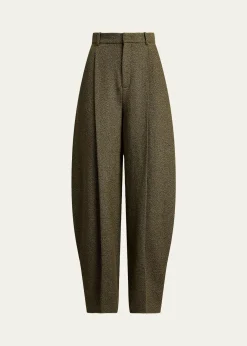 Ralph LaurenHerringbone Barrel-Leg Trousers