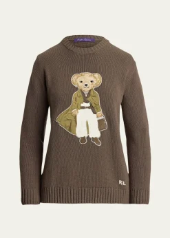 Ralph LaurenPolo Bear Lofty Cashmere Crewneck Sweater