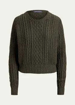 Ralph LaurenSilk-Cashmere Multi-Knit Sweater