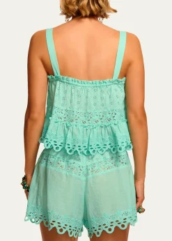 Ramy BrookAmina Eyelet Tank Top