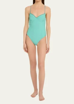 Ramy BrookBraided Jayda One-Piece Swimsuit