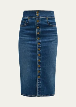 Ramy BrookKarter Denim Midi Skirt